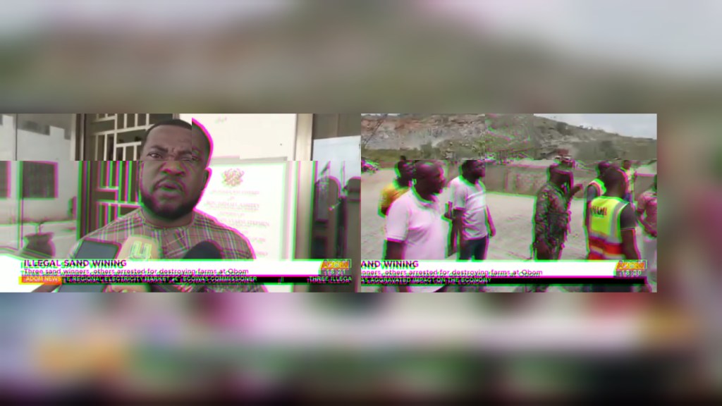 Three Illegal Sand Winners, Eight Workers, And Five Taskforce Personnel Arrested in The Greater Accra Region